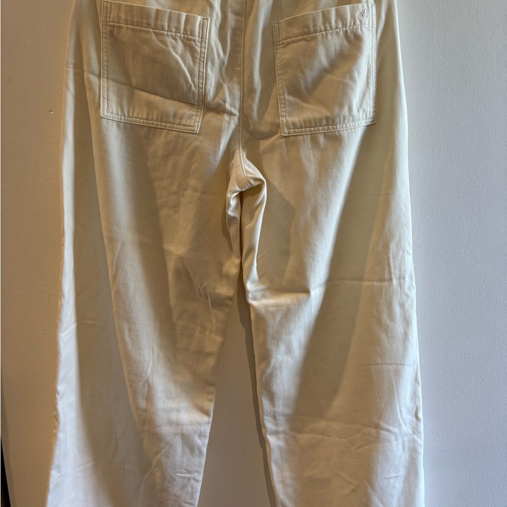 Women’s Cream Casual Pants - wide leg